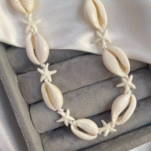 گردنبند صدف و ستاره ساحلی