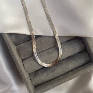 گردنبند ماری نقره ای
